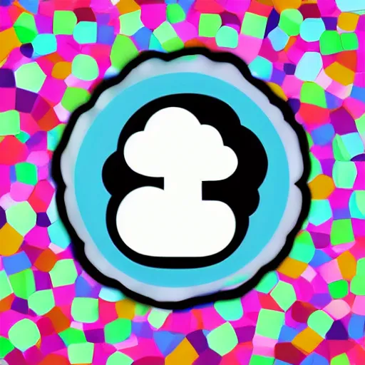 Image similar to happy cloud app logo, digital art, award winning