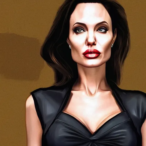 Image similar to angelina jolie gta 5 cover art