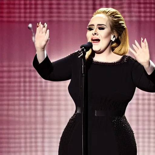 Prompt: adele singing in 2 0 2 2