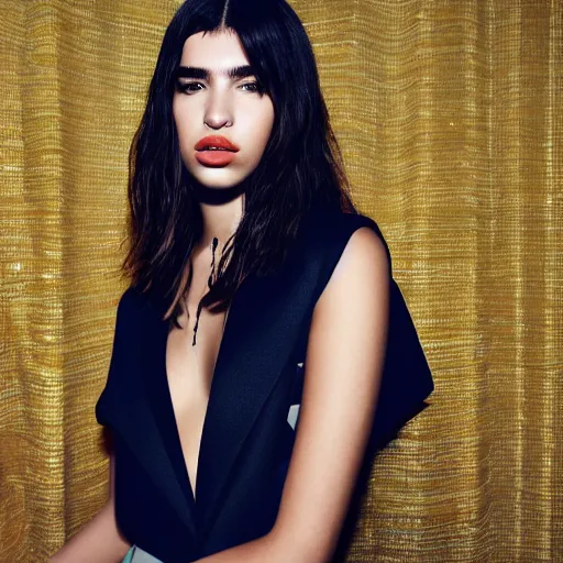 Prompt: 8 k award winning portrait photo of dua lipa