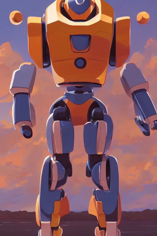 Image similar to metabots medabots medarotto medarot robot minimalist comics, behance hd by jesper ejsing, by rhads, makoto shinkai and lois van baarle, ilya kuvshinov, rossdraws global illumination ray tracing hdr radiating a glowing aura