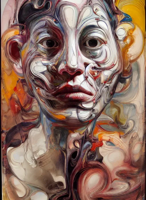 Image similar to it is only with the heart that one can see rightly ; what is essential is invisible to the eye. by jenny saville, scifi, neo - gothic, intricate, rich deep colors. part by james jean, part by adrian ghenie and gerhard richter.