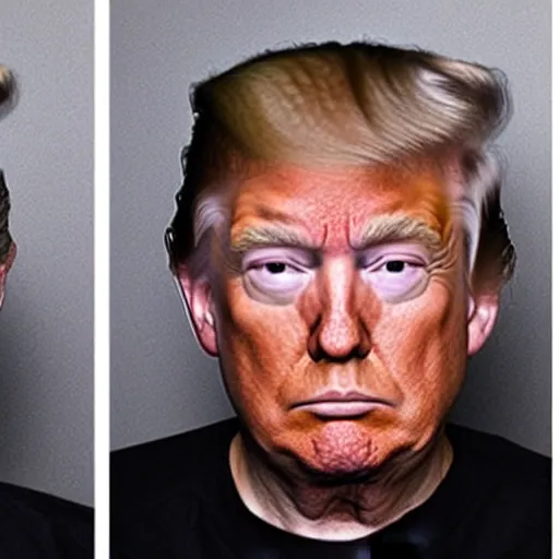 Prompt: donald trump mugshot