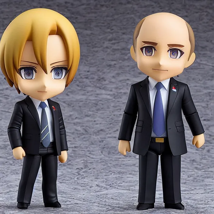 Image similar to putin, an anime nendoroid of putin, figurine, detailed product photo