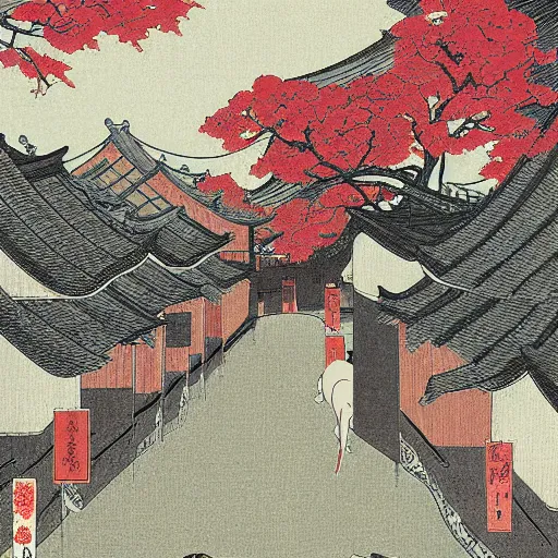 Image similar to among us in feudal japan samuri digital art