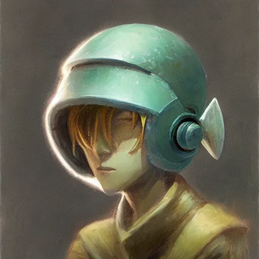 Prompt: a portrait of ezreal league of legends by shaun tan