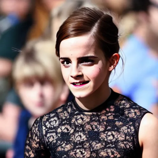 Prompt: emma watson as a prisoner