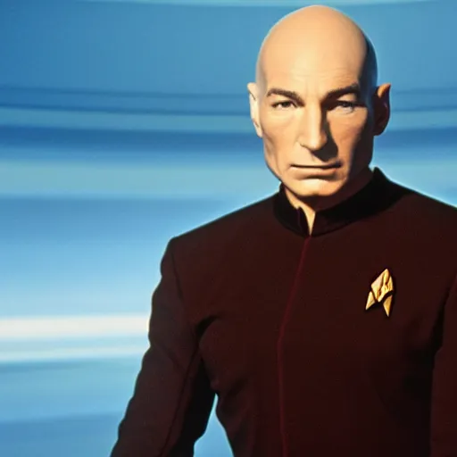 Prompt: captain jean luc picard of the U.S.S. Enterprise