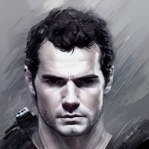 Image similar to portrait of a man by greg rutkowski, he looks like henry cavill with military short hair and shaved, impeccable military composure, wearing tactical gear of the galactic alliance, he is about 3 0 years old, highly detailed portrait, digital painting, artstation, concept art, smooth, sharp foccus ilustration, artstation hq