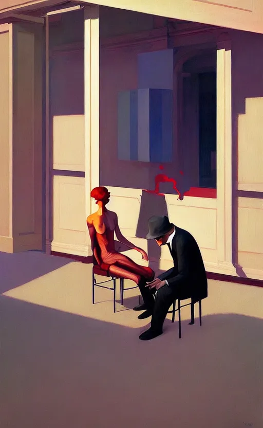 Image similar to Control your dreams, very coherent, painted by Edward Hopper, Wayne Barlowe, painted by James Gilleard, airbrush, art by JamesJean