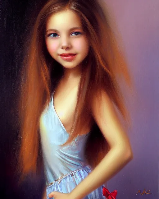 Image similar to A beautiful girl by Mark Arian