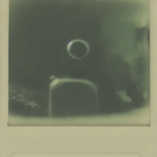 Prompt: an old polaroid of a creepy monster