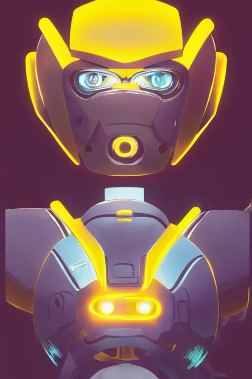 Image similar to metabots medabots medarotto medarot robot minimalist comics helmet mask neon cybereye, behance hd by jesper ejsing, by rhads, makoto shinkai and lois van baarle, ilya kuvshinov, rossdraws global illumination ray tracing hdr radiating a glowing aura