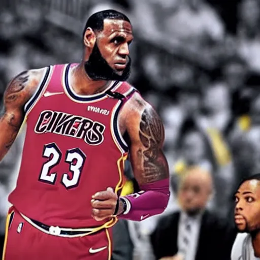 Image similar to anime LeBron James