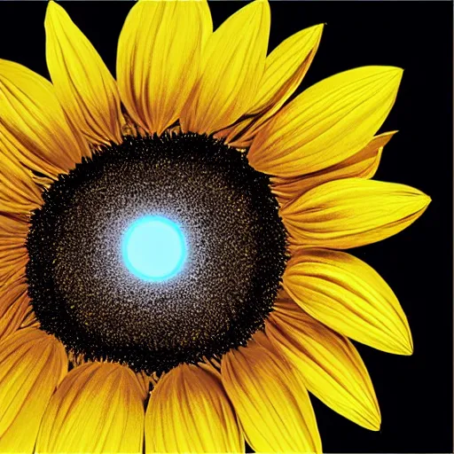 Image similar to 'Black Hole Blackhole Sunflower' Hubble Telescope image