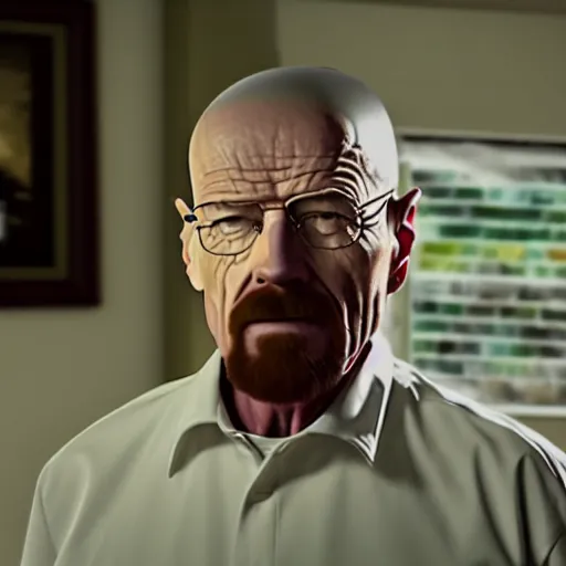 Image similar to a film still of walter white's father in breaking bad, walter white's father in breaking bad, his father, old man, realistic, hyperrealistic, ultra realistic, real, real world, highly detailed, very detailed, extremely detailed, intricate details, 8 k resolution, hd quality, film still