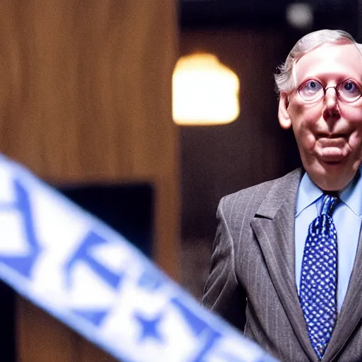 Prompt: Mitch McConnell as a Kree