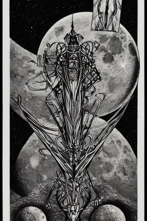 Image similar to tarot card