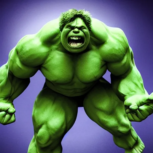 Prompt: boris johnson as the incredible hulk, realistic, 8 k,