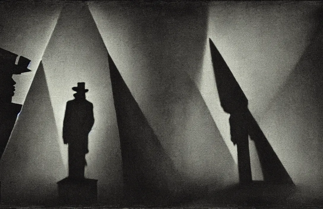 Image similar to light and shade should blend without lines or borders, in the manner of smoke the pyramid of figures is drawn together intact flawless ambrotype from 4 k criterion collection remastered cinematography gory horror film, ominous lighting, evil theme wow photo realistic postprocessing interpolated rotoscope there is no sense of movement tintype intricate painting by john singer sargent