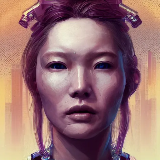 Image similar to hyperrealistic portrait of a woman monster astronaut, full body portrait, well lit, intricate abstract. cyberpunk, intricate artwork, by Tooth Wu, wlop, beeple. octane render,in the style of Jin Kagetsu, James Jean and wlop, highly detailed, sharp focus, intricate concept art, digital painting, ambient lighting, 4k, artstation