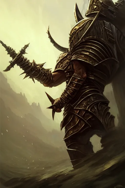 Image similar to Huge fishheaded warrior in armor, portrait, woodlands, magic the gathering artwork, D&D, fantasy, cinematic lighting, centered, symmetrical, highly detailed, digital painting, artstation, concept art, smooth, sharp focus, illustration, volumetric lighting, epic Composition, 8k, art by Akihiko Yoshida and Greg Rutkowski and Craig Mullins, oil painting, cgsociety