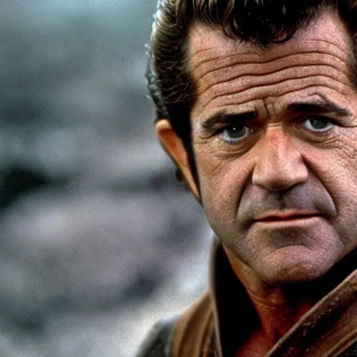 Image similar to Mel Gibson starring in Star Wars