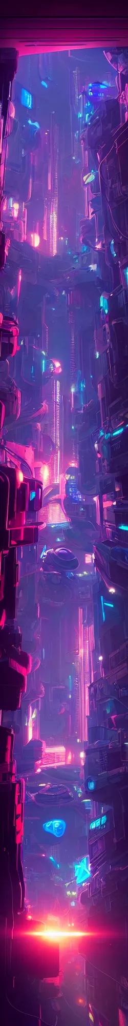 Image similar to A picture of an astronaut close to the camera in a upside down cyberpunk flying city by moebius, Neil Blevins and Jordan Grimmer, neon lights, surreal, volumetric:-3 lighting