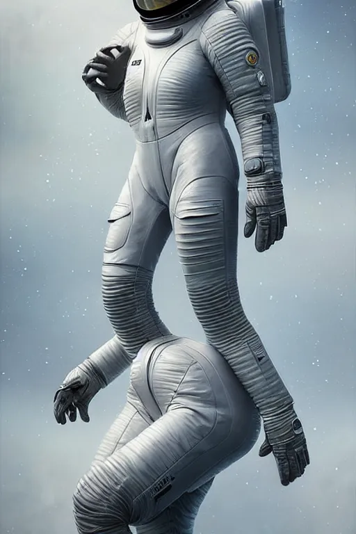 Prompt: epic professional digital art of female starship astronaut in spacesuit by leesha hannigan, iris van herpen, artstation, cgsociety, wlop, epic, much wow, much detail, gorgeous, detailed, masterpiece