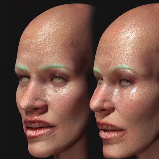 Prompt: 4k photorealistic human skin texture