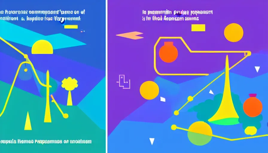 Image similar to the two complementary forces that make up all aspects and phenomena of life, by Kurzgesagt,