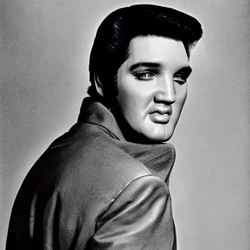 Image similar to Elvis as an old person