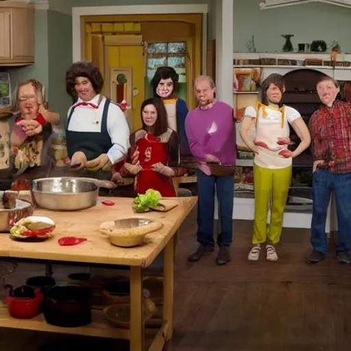 Image similar to too many cooks