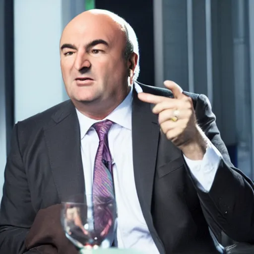 Prompt: kevin o'leary, in the devil wear prada