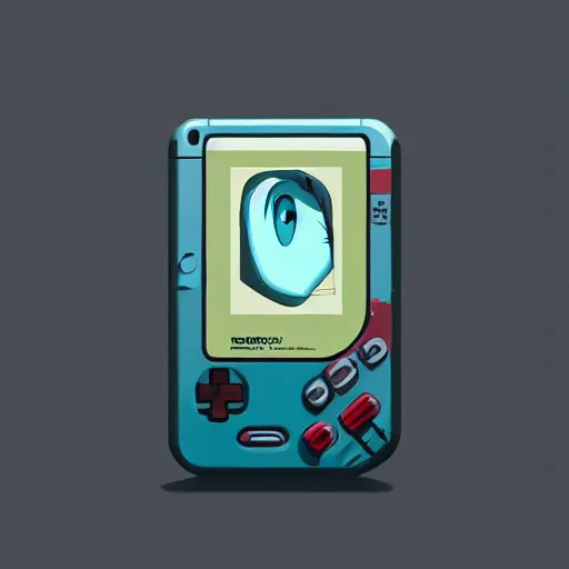 Image similar to face icon stylized minimalist game boy advance, loftis, cory behance hd by jesper ejsing, by rhads, makoto shinkai and lois van baarle, ilya kuvshinov, rossdraws global illumination