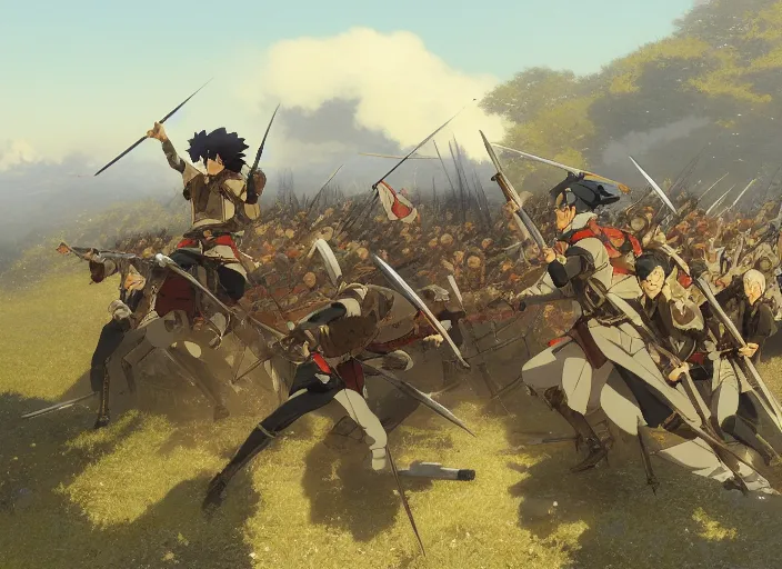 Image similar to battle of balaclava in october 1 8 5 4, finely detailed perfect art, painted by greg rutkowski makoto shinkai takashi takeuchi studio ghibli