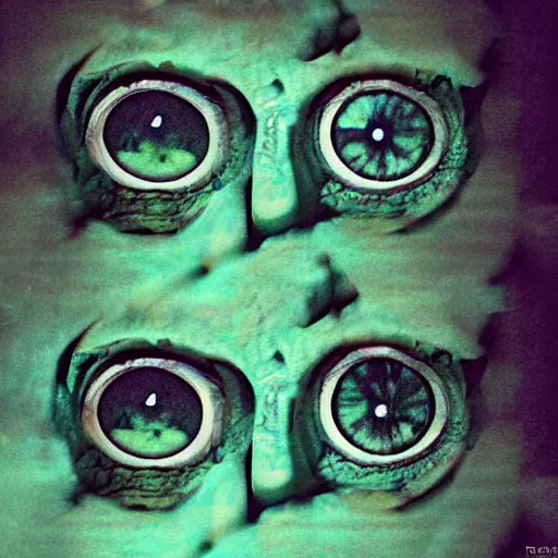 Image similar to the trees have eyes and they're watching me, acid replications, hyperdetailed, cinematic