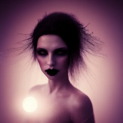 Prompt: photographic portrait of a stunningly beautiful gothic vampire female in soft dreamy moonlight, contemporary fashion shoot, by edward robert hughes, annie leibovitz and steve mccurry, david lazar, jimmy nelsson, breathtaking, 8 k resolution, extremely detailed, beautiful, establishing shot, artistic, hyperrealistic, beautiful face, octane render