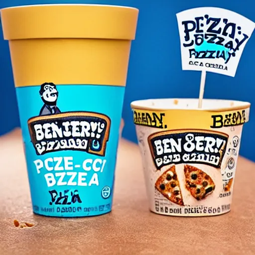 Image similar to ben and jerry's pizza flavoured ice cream