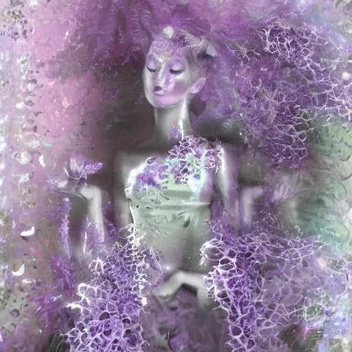 Image similar to crystethereal lavender atrium manipulation layeredinfusion lilac silver silver fuji pastel lilac sparkle fuji surreal creations serene lilac sparkle grey lilac weeping abstract collage