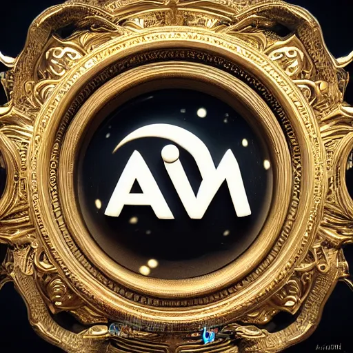 Image similar to a and w logo, digital art, cosmic, 3 d high definition, trending on art station, photorealistic, high resolution, 8 k, octane, hyper detailed, insane details, intricate, elite, ornate, elegant trend, highly detailed and intricate, sharp focus, photography, unreal engine