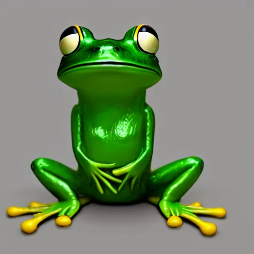 Prompt: a frog dancing with a top hat and a cane photo realistic 8k high resolution