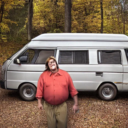 Image similar to Matt Foley living in a van down by the River, EOS 5D, ISO100, f/8, 1/125, 84mm, RAW Dual Pixel, Dolby Vision, HDR, Adobe, AI Enhanced