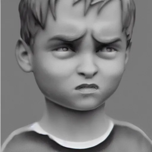 Image similar to A new cartoon cartoon character of a boy crying in the vintage photograph style, name of the character is chad, 8k, insane details, ultrarealistic