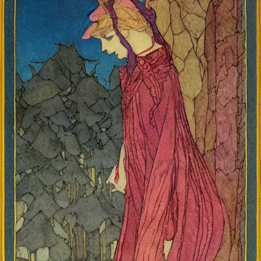 Prompt: artwork by edmund dulac