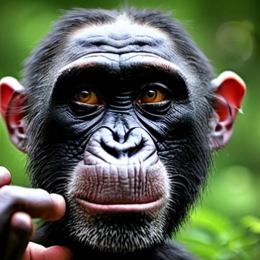 Image similar to Joe rogan as a chimp