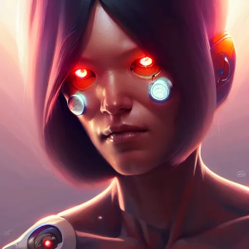 Image similar to cyborg, female, asian, science fiction, portrait, highly detailed, digital painting, beautiful eyes, concept art, sharp focus, illustration, art by artgerm and greg rutkowski and magali villeneuve and ilya kuvshinov!