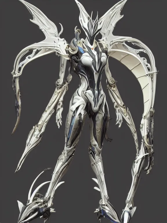 Prompt: extremely detailed front shot, low shot, of a beautiful elegant saryn warframe, that's a giant beautiful stunning anthropomorphic robot female dragon with metal cat ears, posing elegantly, detailed sharp robot dragon paws for feet, thick smooth warframe legs, streamlined white armor, long elegant tail, two arms, two legs, long tail, detailed warframe fanart, destiny fanart, high quality digital art, giantess art, furry art, realistic digital art, warframe art, Destiny art, furaffinity, DeviantArt, artstation, 8k HD, octane render