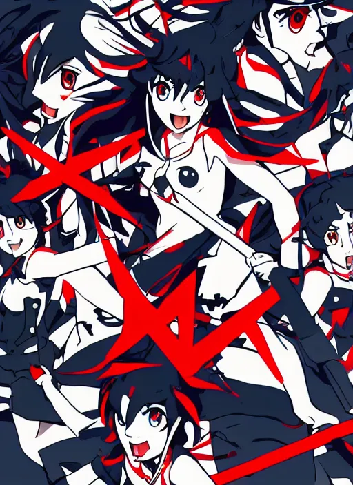 Image similar to kill la kill, studio trigger