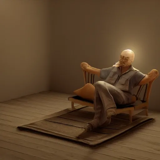 Prompt: wouldn't it be nice if we were older, 3d render, hyperrealistic, realistic lighting